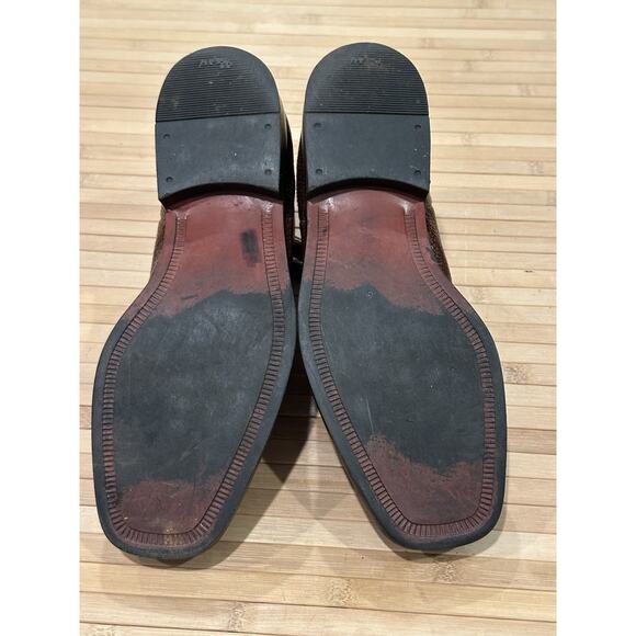 Marco Vicci Brown Crocodile Boots Freetown Lace Up Men’s 9 M Stunning - Picture 11 of 12